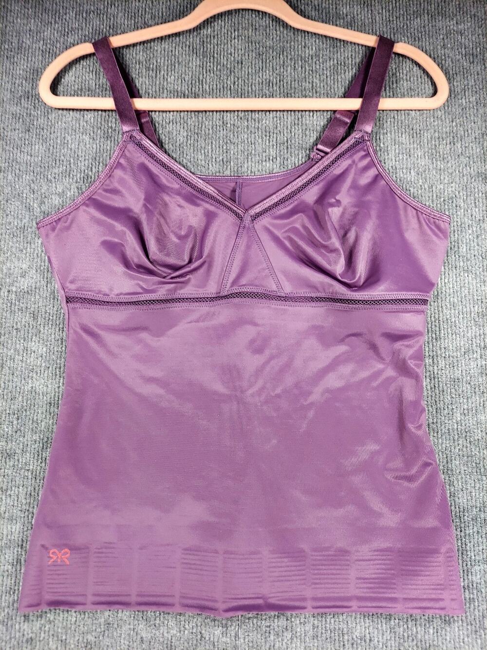 Ruby Ribbon Siren Shaping Cami Shaper Size 38 Plum Purple Style 1906 Tank Top